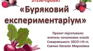 STEM-проект «Буряковий  експериментаріум»