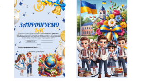 Патріотичне запрошення на перший дзвоник
