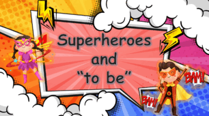 Інтерактивна презентація "Superheroes and to be". Вживання am / is /are.