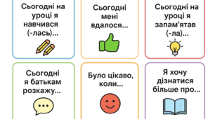 "Рефлексія для самоаналізу учнів"