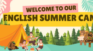 Банер-розтяжка. Banner_Welcome to Our English Summer Camp