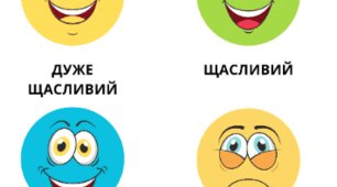 Листок емоцій "Я відчуваю"