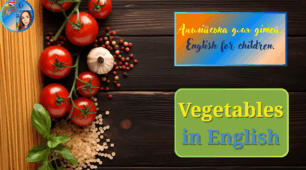 Овочі англійською мовою. Vegetables in English.