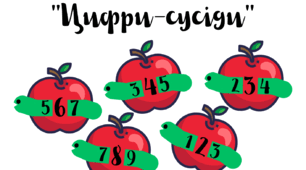 Дидактична гра "Цифри-сусіди"