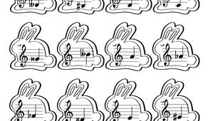 "Енгармонічні ноти: завдання з зайчиками" 🐇🎶