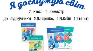 Стіна слів 2 клас І семестр