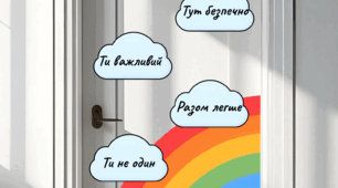 Розтяжка на двері. Оформлення дверей кабінету психолога