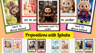 Prepositions with  Labubu