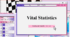 Презентація Vital Statistics: Reading and Vocabulary + Grammar. Карпюк 9 клас.