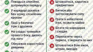Правила поведінки та шкільні заповіді
