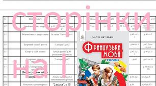 КТП 2024 Французька мова 7 клас Чумак Н. !!! на І семестр (2 години на тиждень, 32 уроки). Авторське календарно-тематичне планування 2024