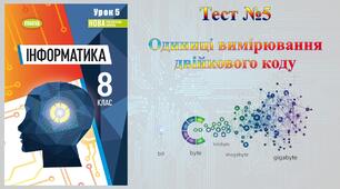 Одиниці вимірювання двійкового коду (НУШ)