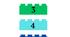 Ігри з  набором LEGO «6 цеглинок»  для 1 класу: числа 1-6.