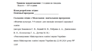 Календарно-тематичне планування 7 клас 2025-26р НУШ