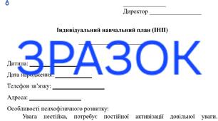 Індивідуальний навчальний план ІНП, 2 клас 4 рівень підтримки