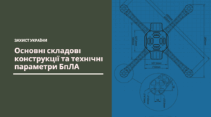 Презентація на тему "Основні складові конструкції та технічні параметри БпЛА" для 10-11 класів з Захисту України