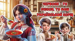 13 вересня - День українського борщу. Анімована інформаційно-ігрова презентація "Червоне - то любов, то наш український борщ"