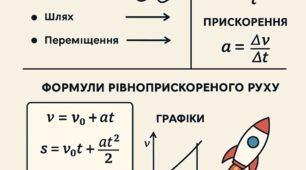 Самостійна робота № 1 з теми «Основна задача механіки. Абетка кінематики»