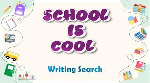 Презентація "School is cool. Writing search." (сторінкa 20) за підручником Карп'юк О. "Kids Online" 5 клас (НУШ).