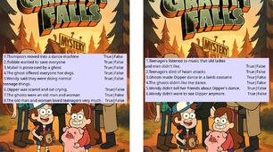 Watching and discussing the cartoon Gravity Falls