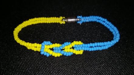 Описание: МК Браслет Beaded bracelet. Tutorial. DIY tutorial