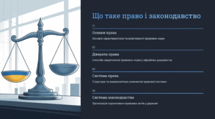 Що таке право і законодавство