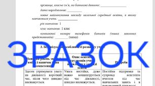 Індивідуальна програма розвитку (ІПР) для учня 1 класу 5 рівень підтримки
