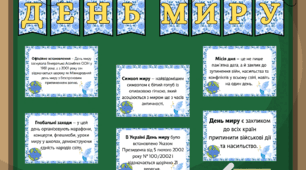 День Миру. Матеріали до Дня Миру