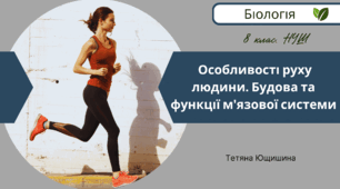 Особливості руху людини. Будова та функції м'язової системи. 8 клас. НУШ