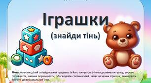 Дидактична гра "Ірашки" (знади тінь)