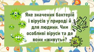 Яке значення бактерій і вірусів у природі й для людини. Чим особливі віруси та де вони «живуть»?