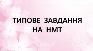 Члени речення. Варіант 4 (Типове завдання на НМТ)