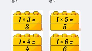 Таблиця множення з LEGO