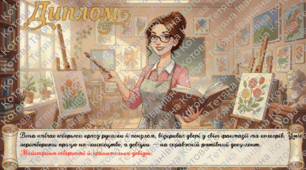 Святковий  Диплом до дня вчителя