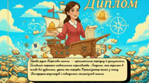 Святковий диплом для директора та завуча школи
