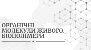 Презентація "Органічні молекули живого. Біомолекули"