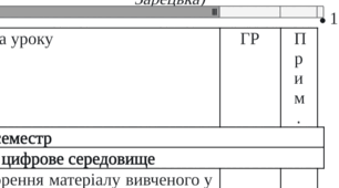 КТП Інформатика 5 клас з ГР до підручника «Інформатика 5 клас» (М. Корнієнко, С. Крамаровська, І. Зарецька)