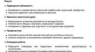 Булінг для педагогів, вихователів, викладачів