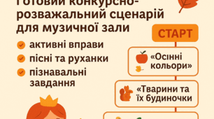 🍁 Осіннє свято  «Подорож осіннім лісом» для старшої групи