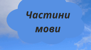 Частини мови