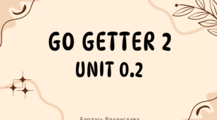 Go getter 2 Unit 0.2