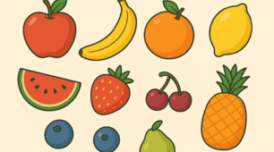 Fruits and berries (фрукти та ягоди)