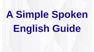 A Simple Speaking English Guide