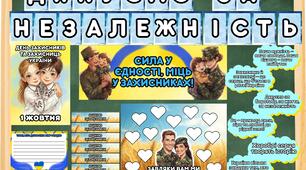 День захисників та захисниць України 2025. Матеріали. Оформлення
