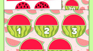 Number watermelons