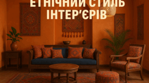 Етнічний стиль інтер'єрів (єгипетський, африканський, англійський, індійський, китайський, японський, скандинавський, марокканський). Визначення стилів.