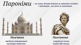 ПАРОНІМИ. ЗАПОБІГАННЯ ПОМИЛКАМ У ВЖИВАННІ ПАРОНІМІВ 