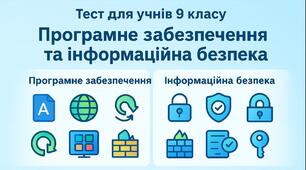 Підсумковий тест.Програмне забезпечення та інформаційна безпека