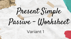 Present Simple Passive – Worksheet