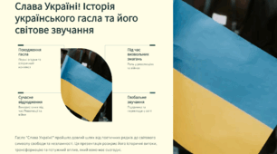 Слава Україні! Історія гасла. Прапор України у різних куточках світу. (Презентація для 5-11 класів)
